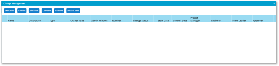 Project Change Button Help: General - Change Management